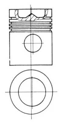 KOLBENSCHMIDT 93545700 Pıston + Segman Veya Kıt              