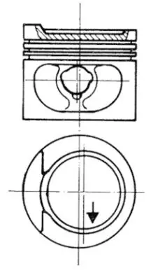 KOLBENSCHMIDT 93872620 Motor Piston Segman 0.50 Passat 1.6 Ltr 20 Pim 81.01 Abm-Ju-Pp-Rn-Sa-1f-Abn-Abx-Acr-Dt-Dta Cyl 26107081M 26107107M