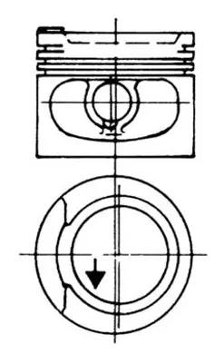 KOLBENSCHMIDT 93928620 Motor Piston Segman 0.50 Golf-Passat 1.8 Ltr 20pim 81.01 Ds-Dz-Jv-Mu-Ne-Ph-Pv-1p-2h-Abs-Adz Cyl 26107081D 26107081R