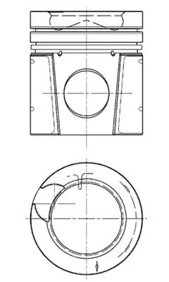 KOLBENSCHMIDT 94896600 Pıston + Segman Veya Kıt                             683413