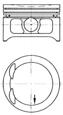 KOLBENSCHMIDT 97332600 Motor Piston Segman Std Vectra A-B Astra F-G Omega B X2.0xev 86.00 4 Cyl 