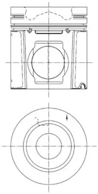 KOLBENSCHMIDT 99353600 Pıston + Segman Veya Kıt                                           1854963