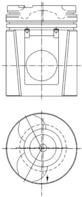 KOLBENSCHMIDT 99748960 Pıston + Segman Veya Kıt                       477470