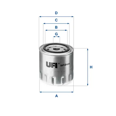 UFI 23.134.00 Yağ Filtresi A5208W1106