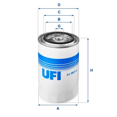 UFI 23.162.02 Yağ Filtresi Ferrarı 208-308-412-512 