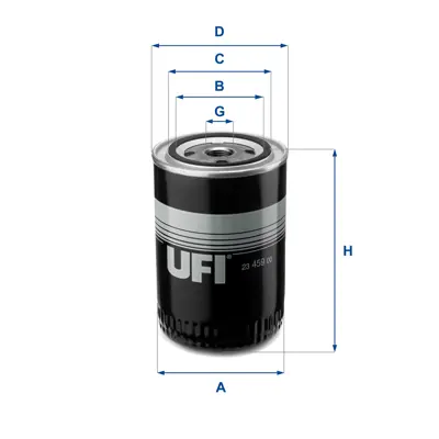 UFI 23.459.00 Yağ Filtresi 