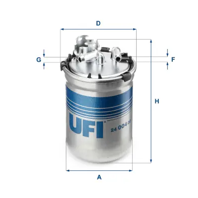 UFI 24.004.00 Yakıt Filtresi 