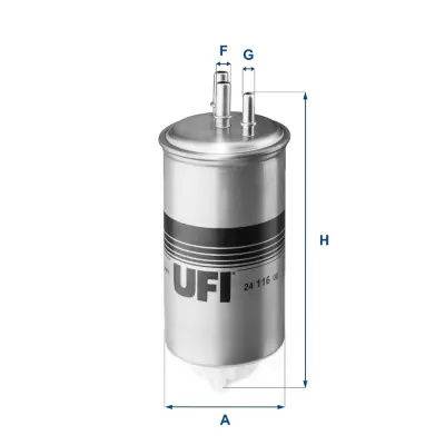 UFI 24.116.00 Yakıt Filtresi 8200947514