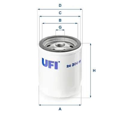 UFI 24.304.00 Yakıt Filtresi 1502254 829913