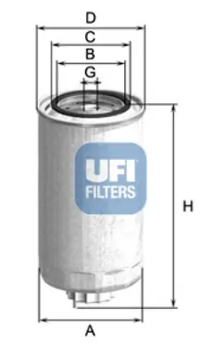 UFI 24.312.00 Yakıt Filtresi 9924321