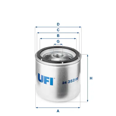 UFI 24.352.00 Yakıt Filtresi 7984430