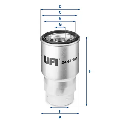 UFI 24.413.00 Yakıt Filtresi 23390YZZHA R2L113ZA5B9A