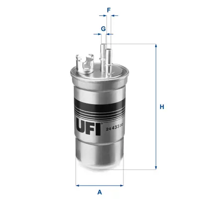 UFI 24.433.00 X Yakıt Filtresi Mondeo 2.0 Tddı 11/00-08/01 1S719155AD