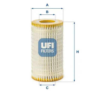 UFI 25.059.00 Oil Cartridge Mercedes Benz 7424990746 A6111800967 K71775180