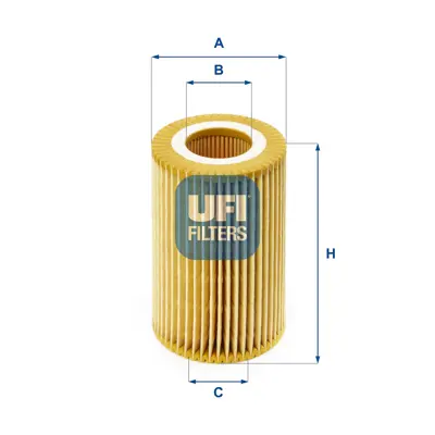 UFI 25.074.00 Yağ Filtresi Cıvıc 05 Accord 08 Crv 07 2.2 İ-Dtec Dpf 15430RSRE01