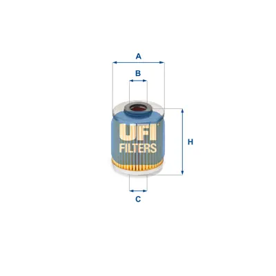 UFI 25.587.00 Yağ Filtresi 1109T8 11422245406