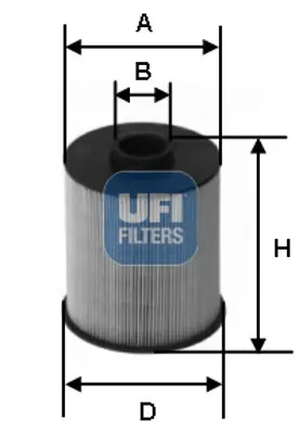 UFI 26.077.00 Yakıt Filtresi 16901RL0G01