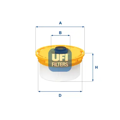 UFI 26.138.00 Yakıt Filtresi Land Cruiser 23390YZZA3