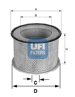 UFI 27.036.00 Hava Filtresi 