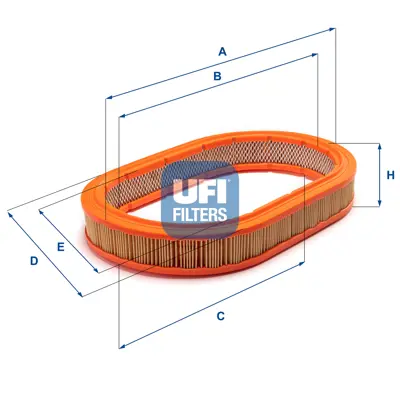 UFI 27.076.00 Hava Filtresi A800X9601AJA