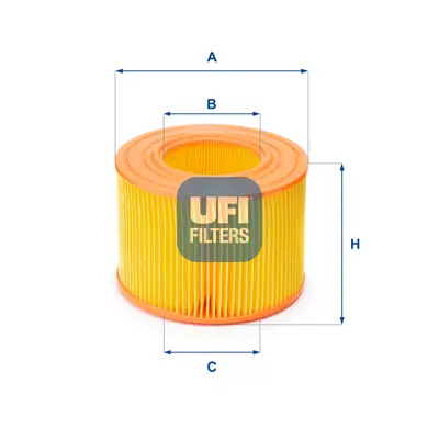 UFI 27.149.00 Hava Filtresi Mgn I 2.0-Lgn I 2.0 109hp-R19 1.9d-Scenıc I-Iı 2.0 1444K4 5025068 7701035984