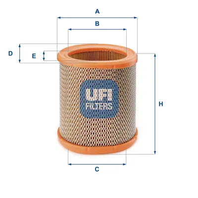 UFI 27.258.00 Hava Filtresi 1444E5 1444F0