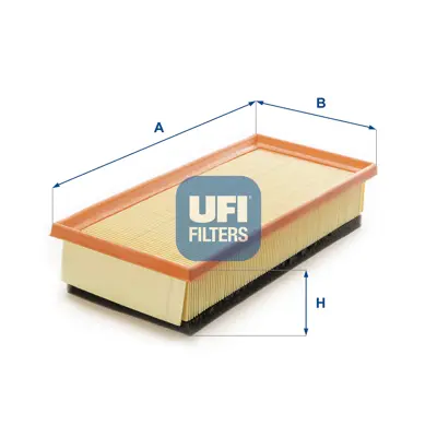 UFI 30.127.00 Hava Fıltresı Alfa Romeo 147 1.6 16v 2.0 01>10 Gt 2.0 Jts 1.8 Ts 03>10 ( Sungerlı ) 46741119