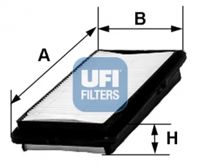 UFI 30.239.00 Hava Fıltresı Honda Accord 96-98                              17220PT2305 PHE100240E