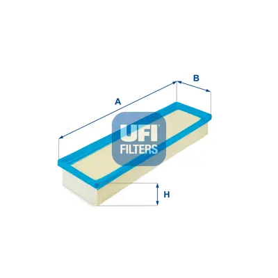 UFI 30.262.00 Hava Fıltresı P206 P307 (Em Ym) C4 Et3j4 (1.4 16v) P206 P206+ (T3e) Tu3a (1.4 8v) 9682242580