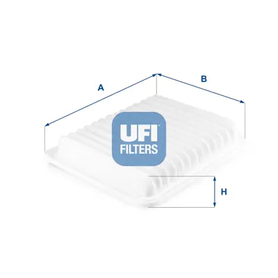 UFI 30.709.00 Hava Fıltresı Mıtsubıshı Asx 2010> Lancer 2007> Outlander 2012> 4008 C4 Aırcross 12>  1609907380 MR968274