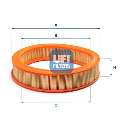 UFI 30.803.00 Hava Filtresi Favorıt-Felıcıa-Forman-Taunus 1.3 - 1.6 - 2.0 A810X9601FA