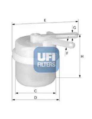 UFI 31.006.00 Yakıt Filtresi 2330034100