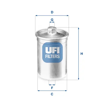 UFI 31.506.00 Yakıt Filtresi 156711 3473308 389200141 7574020 9328519 CAC9630