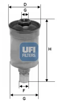 UFI 31.511.00 Yakıt Filtresi 82416870 8319733