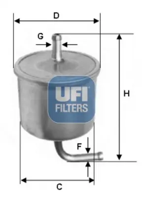 UFI 31.581.00 Yakıt Filtresi 