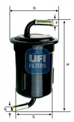 UFI 31.715.00 Yakıt Filtresi FP3420490