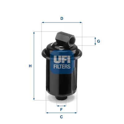 UFI 31.749.00 Yakıt Filtresi 3191102100