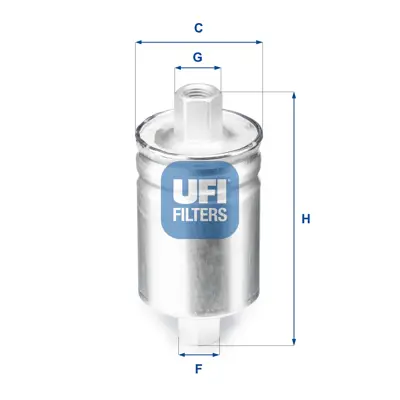 UFI 31.750.00 Benzın Fıltresı Freelander 1,8ı 16v 98> Rover 25-400-45 9198314 WJN101191