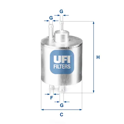 UFI 31.834.00 Yakıt Filtresi A0024773901