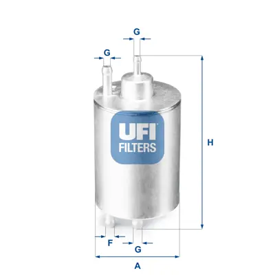 UFI 31.841.00 Yakıt Filtresi A0024776401