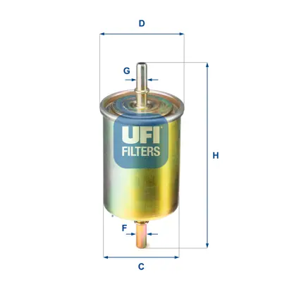 UFI 31.850.00 Yakıt Filtresi 96537170