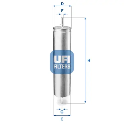 UFI 31.925.00 Yakıt Fıltresı Land Rover Freelander 2,0 Td4 00> WJN000080