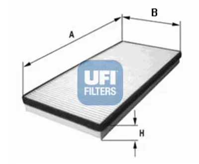 UFI 53.001.00 Polen Filtresi 6806612