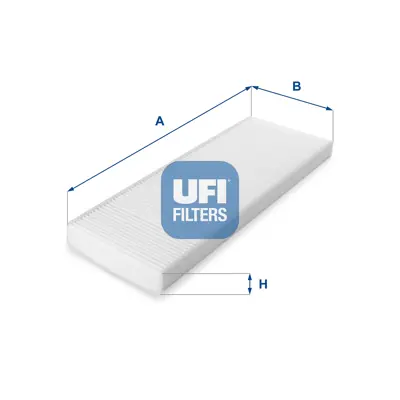 UFI 53.014.00 Polen Fıltresı Vectra B 1.6 16v / 1.8 16v / 2.0 16v / 2.5 V6 / 2.6 V6 95>02 1808607