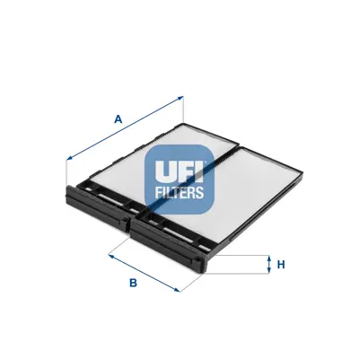 UFI 53.258.00 Polen Filtresi B727C79925