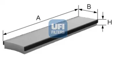 UFI 53.283.00 Polen Filtresi 22739958 503138477 A0028351847