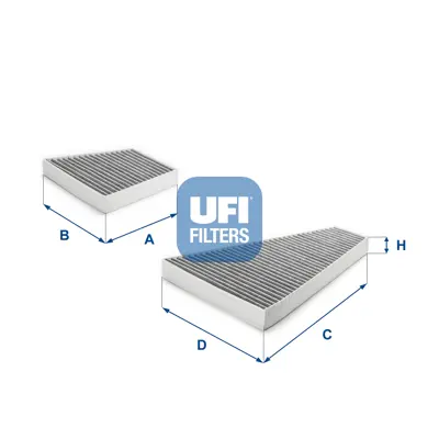 UFI 54.302.00 Polen Filtresi 