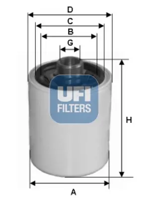 UFI 80.029.00 Yağ Filtresi 