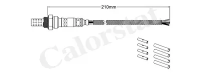 CALORSTAT by Vernet LS040041 Oksıjen Sensoru Bmw E36 M3 S50 11781401276 226A0VK405 46422649 5405217