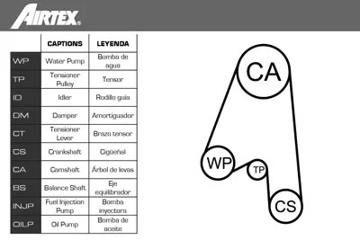 AIRTEX WPK-116401 Su Pompalı Trıger Setı 